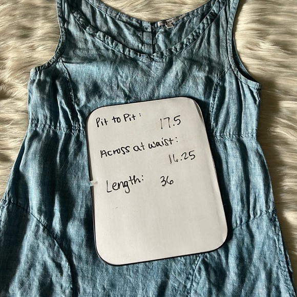 Toad & Co. Linen Linette Dress in Blue - Picture 13 of 15